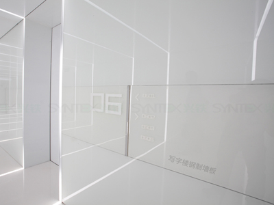 電梯廳過道使用的裝飾午夜福利视频免费观看從鋁單板替換成鋼製午夜福利视频免费观看